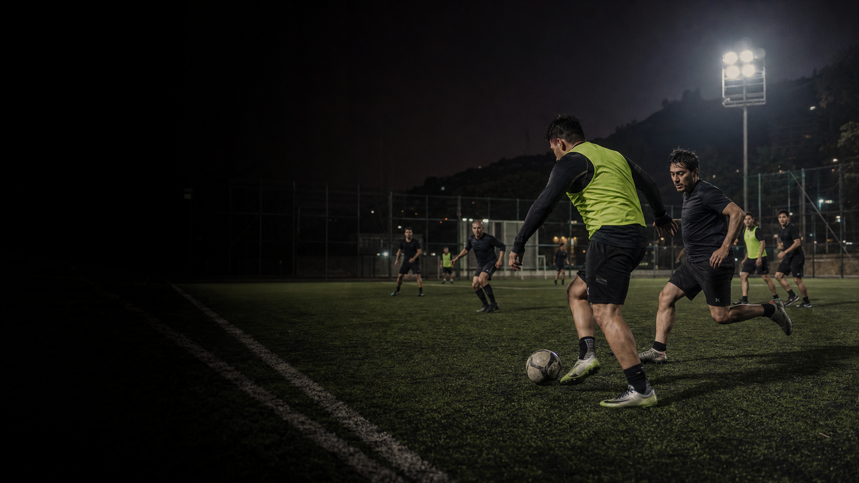 Fútbol amateur nocturno